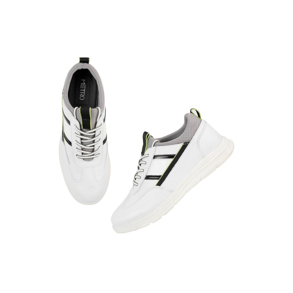 71-347Z16.jpg Men's White Casual Sneakers - Image 1