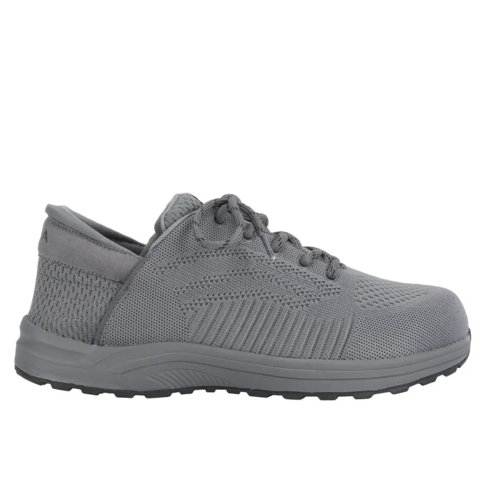 Grey Mesh Comfort Walking Sneakers